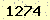 請輸入此驗證碼 : 1274