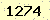 請輸入此驗證碼 : 1274