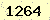 請輸入此驗證碼 : 1264