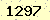 請輸入此驗證碼 : 1297