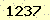 請輸入此驗證碼 : 1237