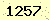 請輸入此驗證碼 : 1257