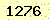 請輸入此驗證碼 : 1276