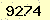 請輸入此驗證碼 : 9274