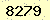 請輸入此驗證碼 : 8279