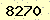 請輸入此驗證碼 : 8270