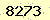 請輸入此驗證碼 : 8273