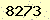 請輸入此驗證碼 : 8273