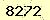 請輸入此驗證碼 : 8272