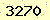 請輸入此驗證碼 : 3270