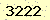 請輸入此驗證碼 : 3222