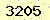 請輸入此驗證碼 : 3205