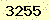 請輸入此驗證碼 : 3255