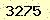 請輸入此驗證碼 : 3275