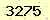請輸入此驗證碼 : 3275