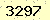 請輸入此驗證碼 : 3297