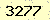 請輸入此驗證碼 : 3277