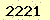 請輸入此驗證碼 : 2221