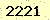 請輸入此驗證碼 : 2221