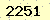 請輸入此驗證碼 : 2251