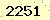 請輸入此驗證碼 : 2251