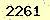 請輸入此驗證碼 : 2261