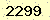 請輸入此驗證碼 : 2299
