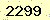 請輸入此驗證碼 : 2299