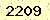 請輸入此驗證碼 : 2209