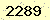 請輸入此驗證碼 : 2289