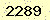 請輸入此驗證碼 : 2289