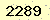 請輸入此驗證碼 : 2289