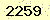 請輸入此驗證碼 : 2259