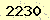 請輸入此驗證碼 : 2230