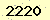請輸入此驗證碼 : 2220
