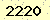 請輸入此驗證碼 : 2220