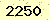 請輸入此驗證碼 : 2250