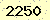 請輸入此驗證碼 : 2250