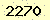請輸入此驗證碼 : 2270