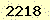 請輸入此驗證碼 : 2218