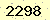 請輸入此驗證碼 : 2298