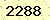請輸入此驗證碼 : 2288