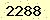 請輸入此驗證碼 : 2288
