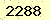 請輸入此驗證碼 : 2288