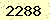 請輸入此驗證碼 : 2288