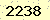 請輸入此驗證碼 : 2238
