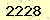 請輸入此驗證碼 : 2228