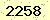 請輸入此驗證碼 : 2258