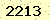 請輸入此驗證碼 : 2213