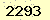 請輸入此驗證碼 : 2293
